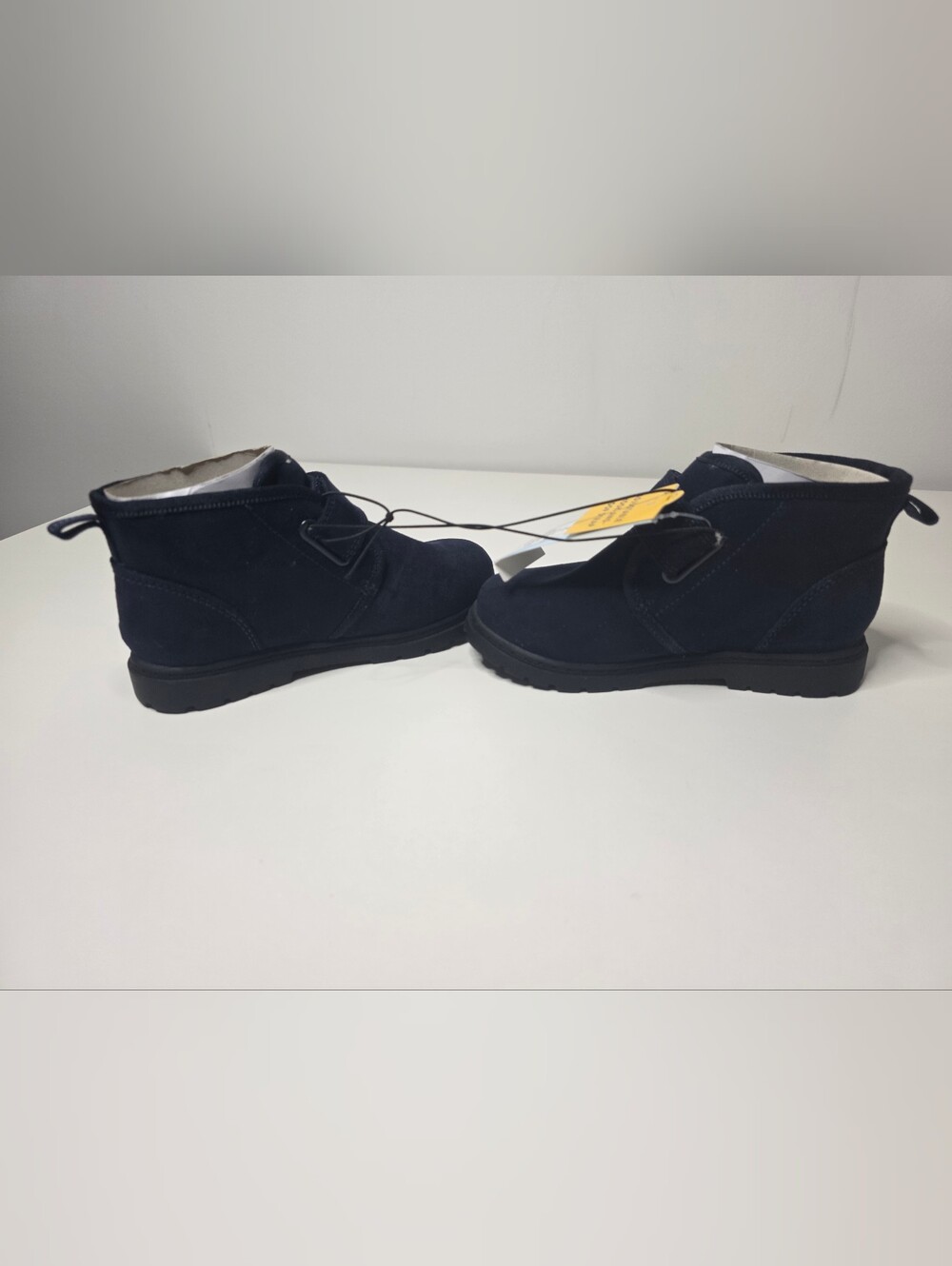 NWT Cat & Jack Boys 10T Navy Magnus Hook & Loop Strap Boots - Picture 4 of 11